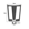 For Porsche 718 982 16-22 Carbon Fiber Variable Speed Adjustment Panel Trim Cover Car Interiors Accessories Decoration Sticker