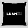 Street llLusH Cushion Cover Short Plush Cushion Cover Double Sided Print Washable Sofa Pillowcase Home Decor Gift