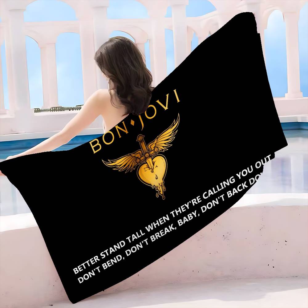 B-BonS J-Jovi Big Microfiber Beach Towels Quick Dry Towel Sand Beach Towels Pool Towel for Travel Swim Pool Yoga