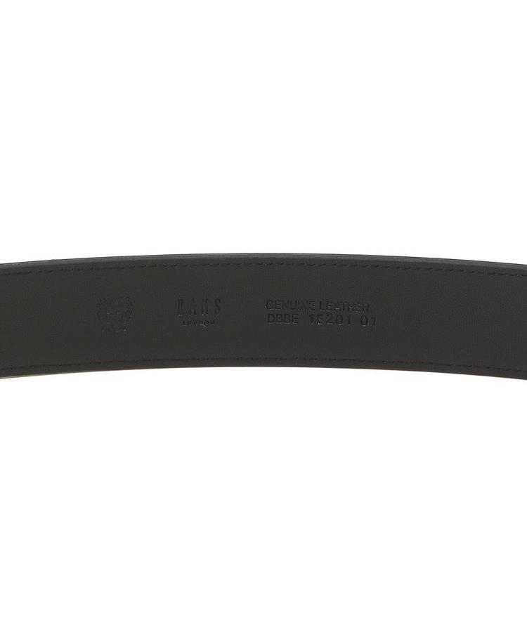 Dagseunamseongaegseseoli Black One Check Line Strap Cowhide Tab Belt Dbbe6F201Bk