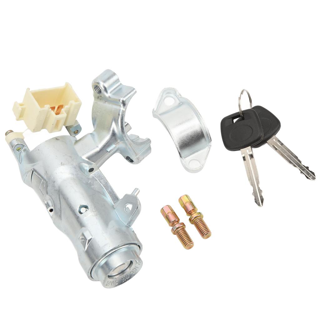 Ignition Switch Assembly Metal Alloy 45020‑12‑11 with 2 Keys Replacement for COROLLA RAV4