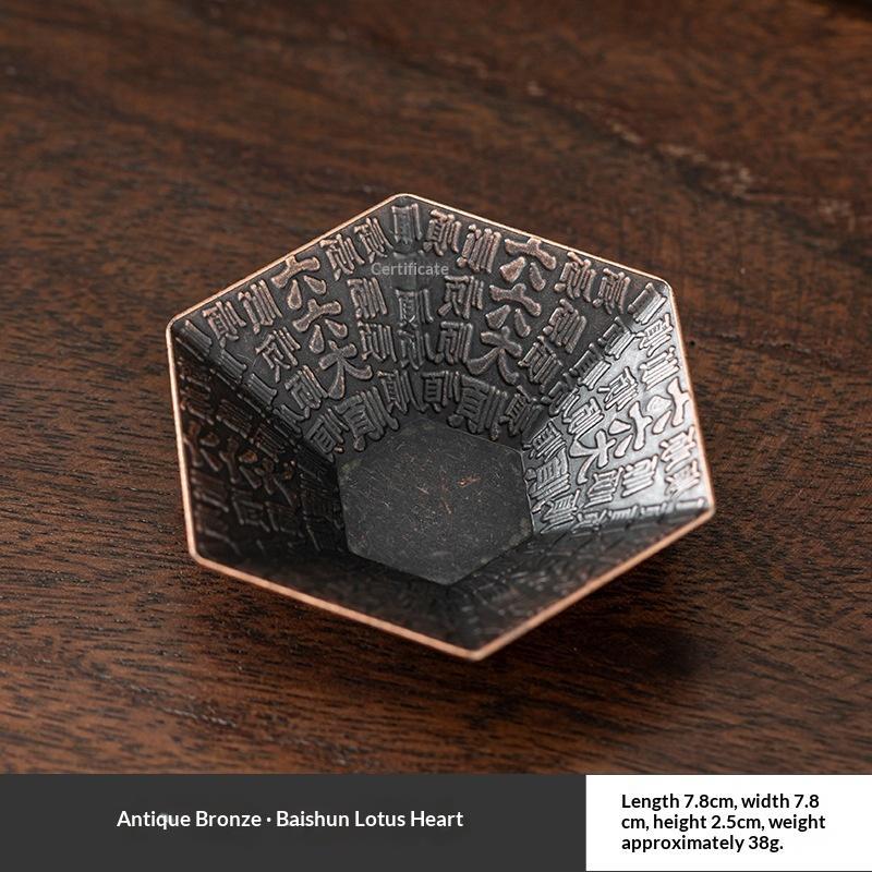 Unique Lotus Shape Alloy Incense Burner Stick Coil Holder Sandalwood Base for Gift Yoga Spa Home Decoration