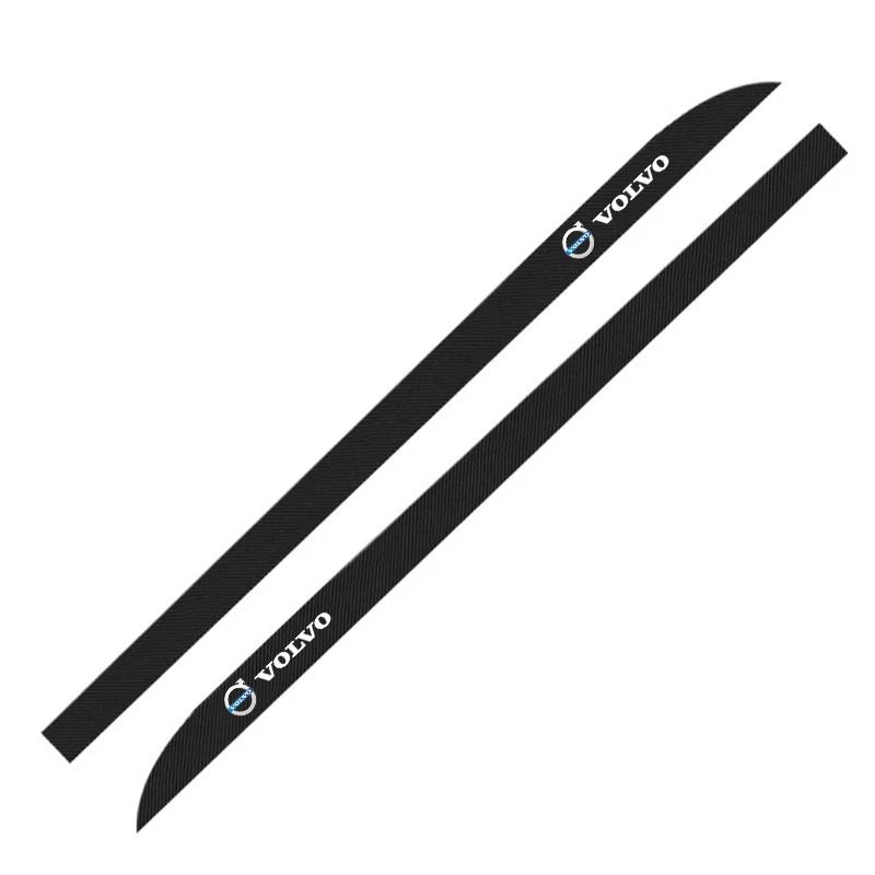 

2pcs Car Side Skirt Sill Stripe Stickers For Volvo AWD V60 V40 XC90 S60 XC60 S90 V90 CX70 XC40 C40 C70 EX90 Rdesign Accessories