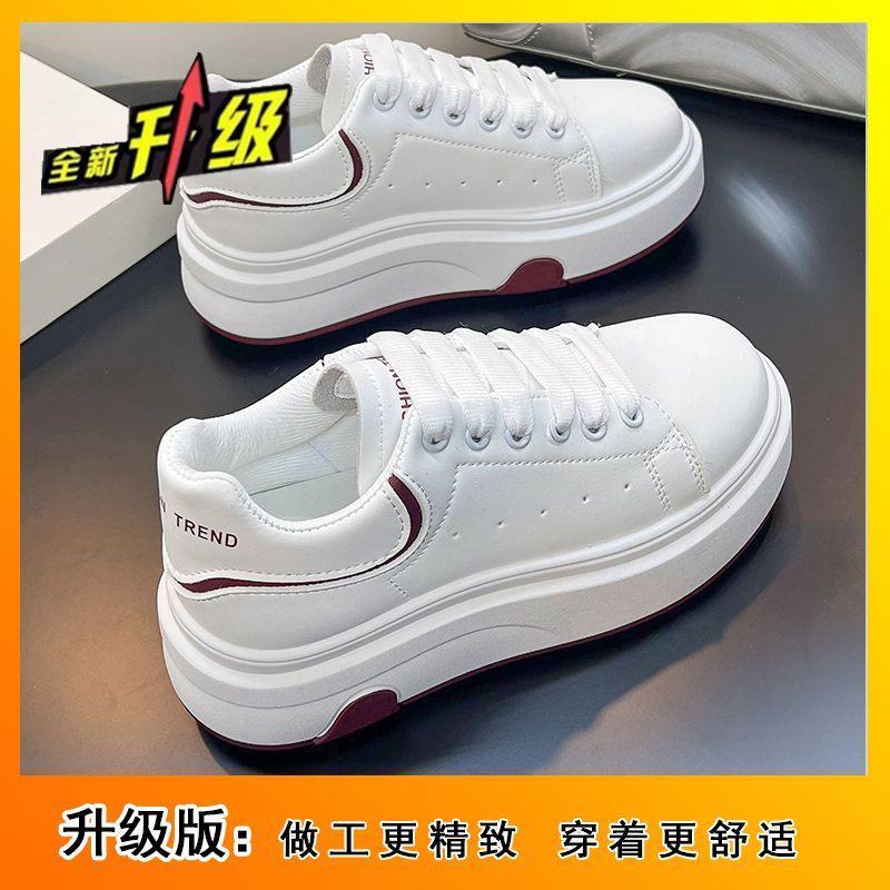 

Casual board shoes versatile color matching small sports shoes fashionable thick-soled popular little white shoes women s 2025 spring and autumn new m 40