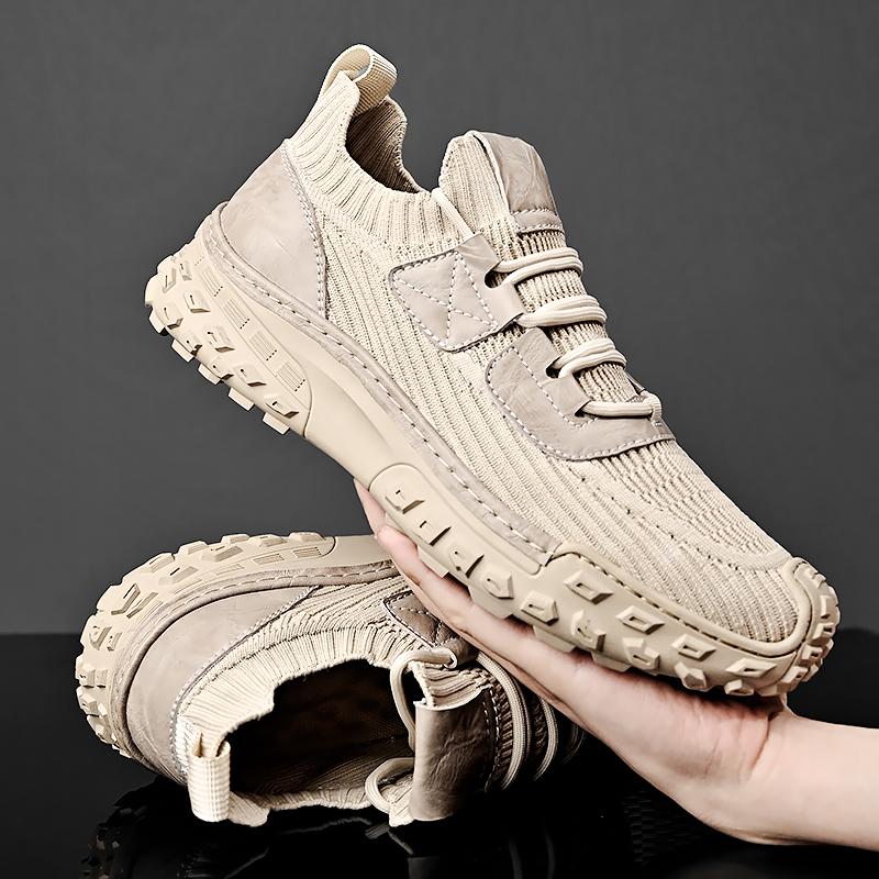 Leather Shoes Man Casual Loafers Luxury Design Slip on Male Dress Shoes Leisure Style Big Size Outdoor Wear-resistant Sole