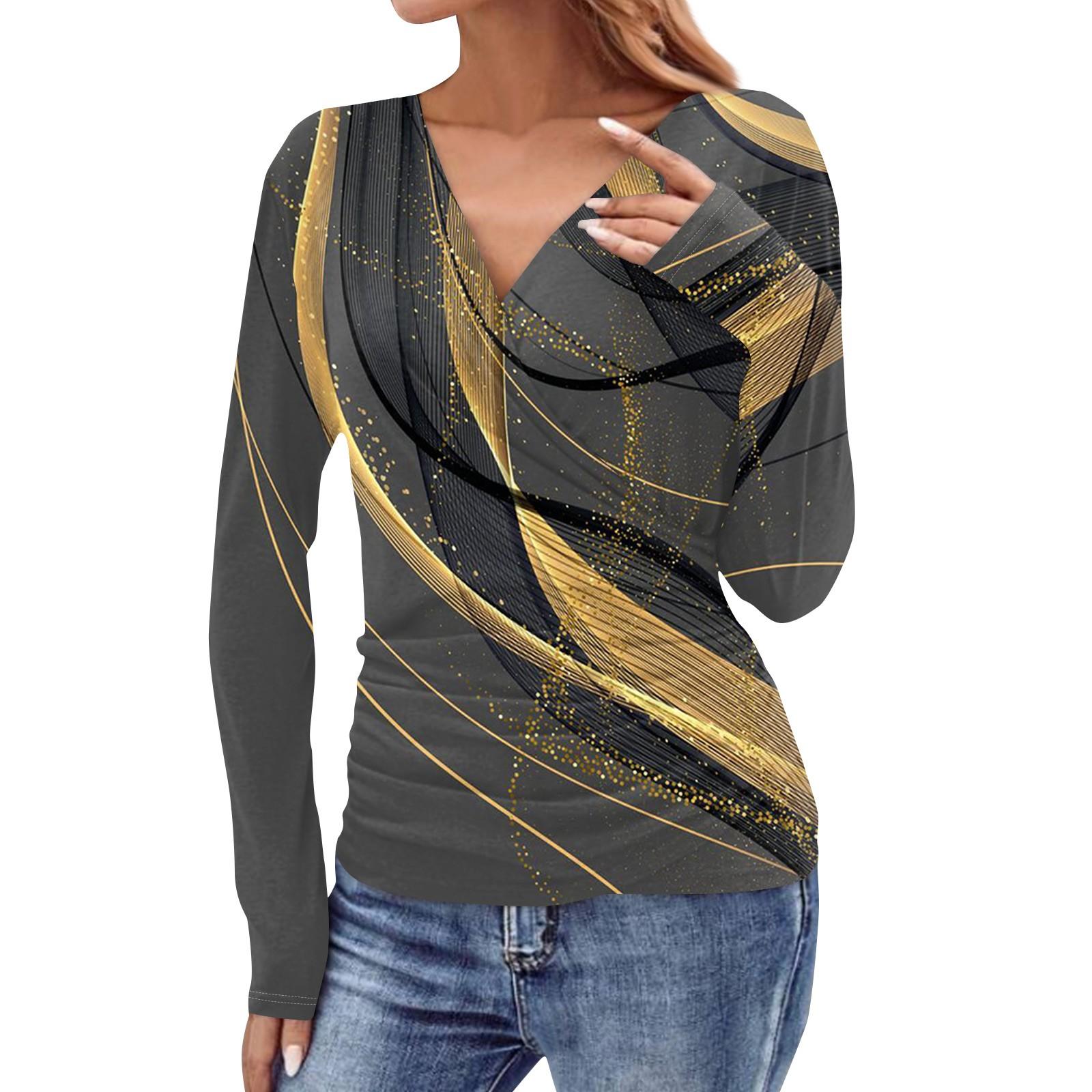 

Женский модный повседневный свободный крой, повседневный модный плиссированный топ с v-образным вырезом в сочетании с брюками и юбкой с короткими рукавами XL