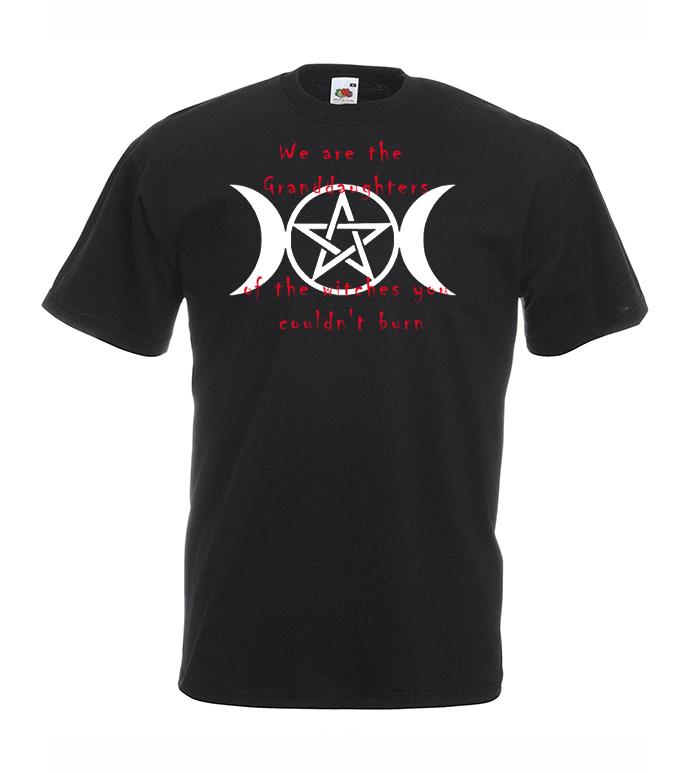 Adults Granddaughters Of The Witches Feminist Protest Unisex Black TShirt 2XL