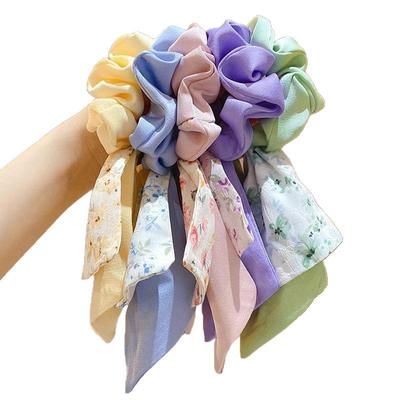 Mori Fee Floral Schleife Haargummi & Seidenschal Stirnband