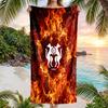 Toalla de Playa de Secado Rápido con Estampado del Stade Rennais FC Microfibra Absorbente Portátil de Viaje Toalla de Natación