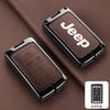 3/4/5 Buttons For Jeep Grand Cherokee Wagoneer Obsidian II 2021 2022 2023 Accessories Metal Leather Car Remote Key Case Cover