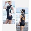 Swimsuit Women's One-piece Racing Belly-covering Slimming Sexy Swimming Pool Hot Sports Large Size Suit