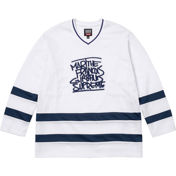 Supreme Marithe Francois Girbaud Hockey Jersey White L