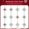 Zircon Gemstone Birthstone Necklace Handmade Amulet Necklace  Birthday Anniversary Special Occasion