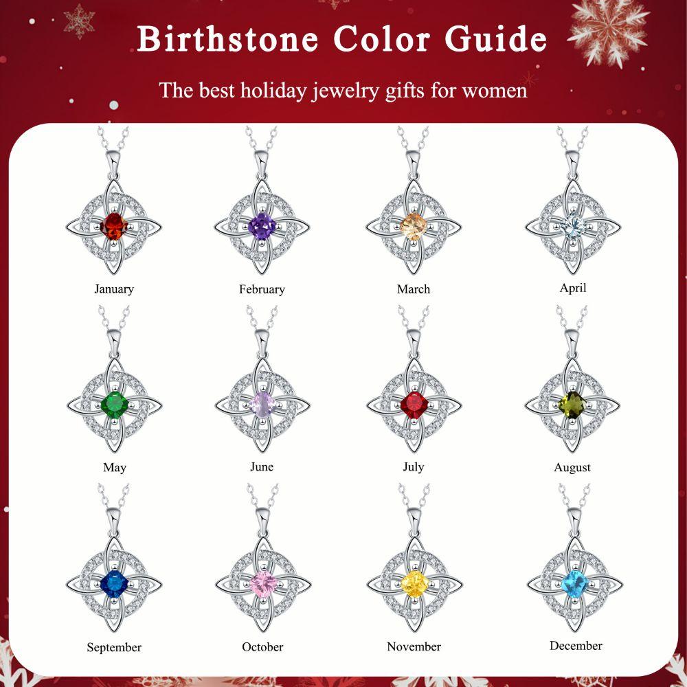 Zircon Gemstone Birthstone Necklace Handmade Amulet Necklace Birthday Anniversary Special Occasion