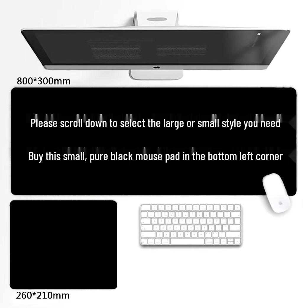 

Аніме Хлопчики та Дівчата Кіберспорт Підставка для зап ястя Килимок для миші з обробленим краєм для ігрових столів 260x210mm