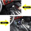 Pour Toyota FJ Cruiser 2007- Boîte de rangement latérale de console centrale en ABS Plateau multifonction pour téléphone portable Accessoires d'intérieur de voiture