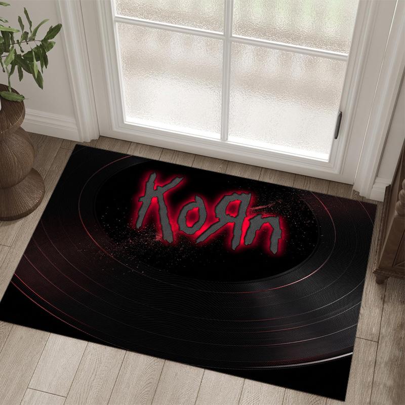 Korn Design Crystal Velvet Carpet Cozy Non?Slip Printed Rug For Bedroom Living Room Entrance