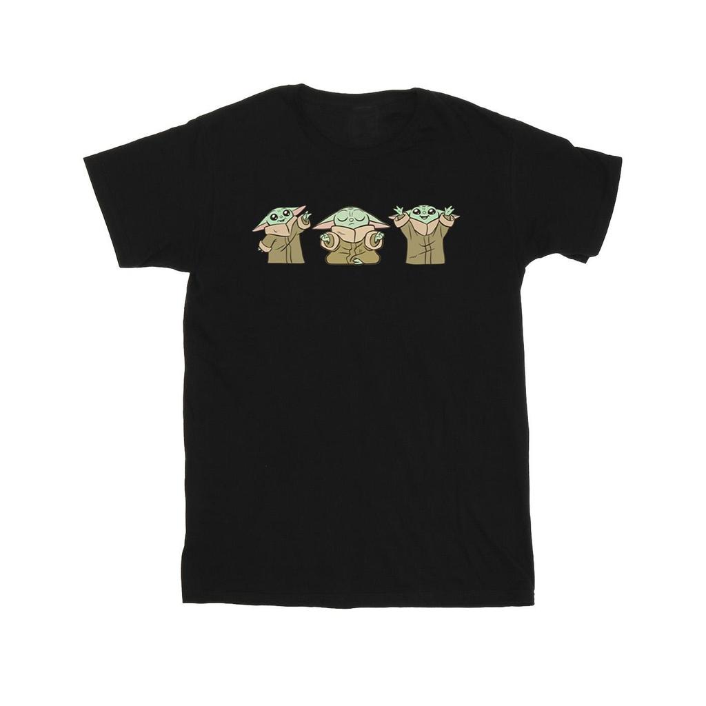 STAR WARS Herren T-Shirt The Mandalorian Grogu Poses