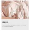Light Luxury High Count Cotton Simple Floral Embroidery Four Piece Set - Enjoy Yourself Like a Flower