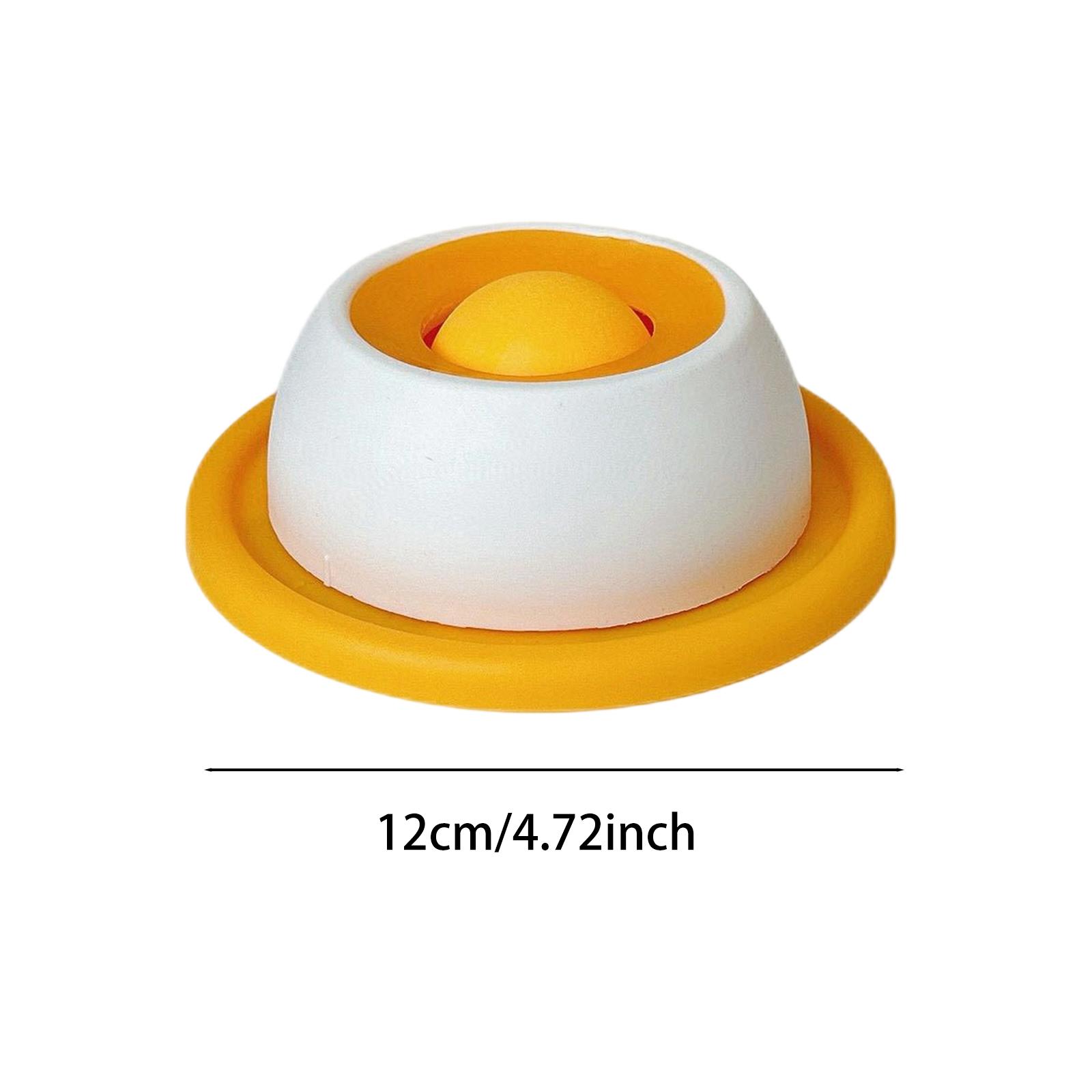 

Pet Slow Feed Bowl Funny Interactive Cat Licking Toy Anti Choking Dog Lick Bowl for Cats Dogs Pet Feeding Supplies жёлтый