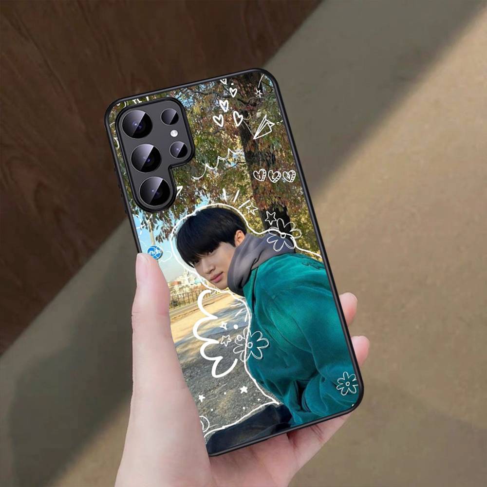 

Byeon Woo Seok Phone Case For Samsung S 24 fe 25 Ultra plus 20 lite 21 30 22 23 24 22 Ultra 5G Fundas Samsung S24