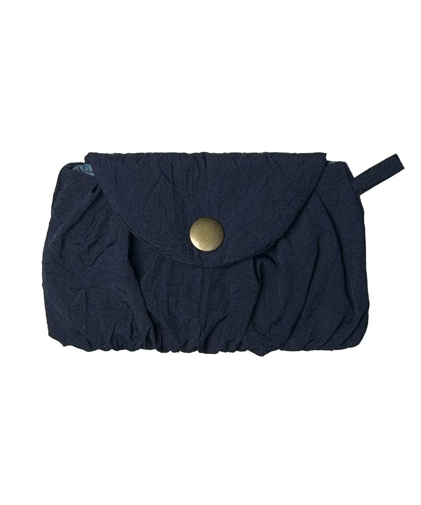 Whimsy Mind Windy Curtain Shirred Pleated Card Holder Navy