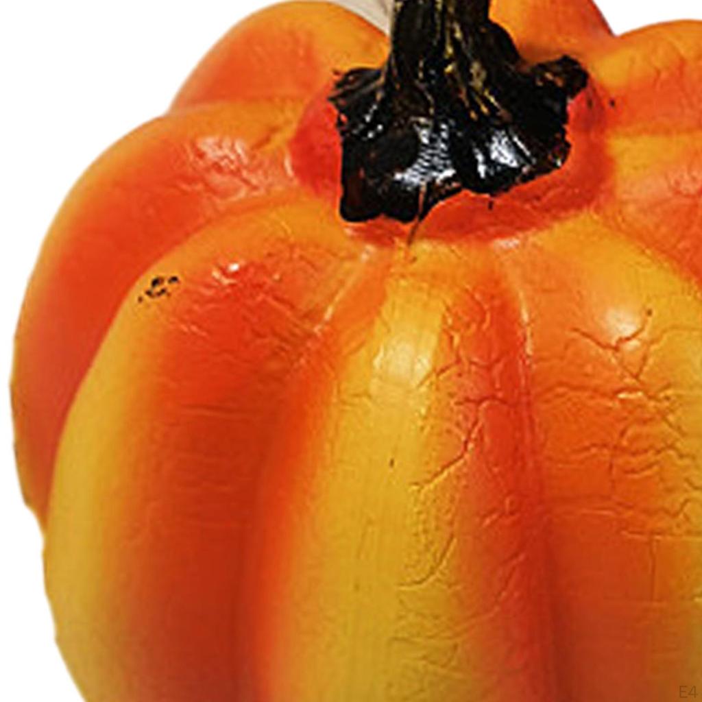 Artificial Pumpkin Resin Fall Centerpiece Halloween Table Decoration Adorable Decorative