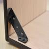 10pcs Stainless Steel Easy Installation Right Corner Bracket Shelves Right Angle-Stand Supporting Corner Connector Corner Code