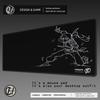 HYBXAXC Kurosun The Big Three Large Mouse Pad Samurai Gaming Mousepad Gamer Desktop Decoration Office Non-Slip Mat Keyboard Mat