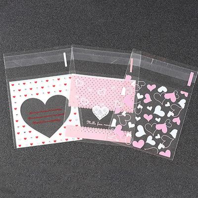100pcs Love Candy Packaging Bag - Random Colors and Styles