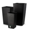 KADAX Set of 3 Flowerpots Flowerpots Inserts Garden Flowerpots Tall Graphite 57cm