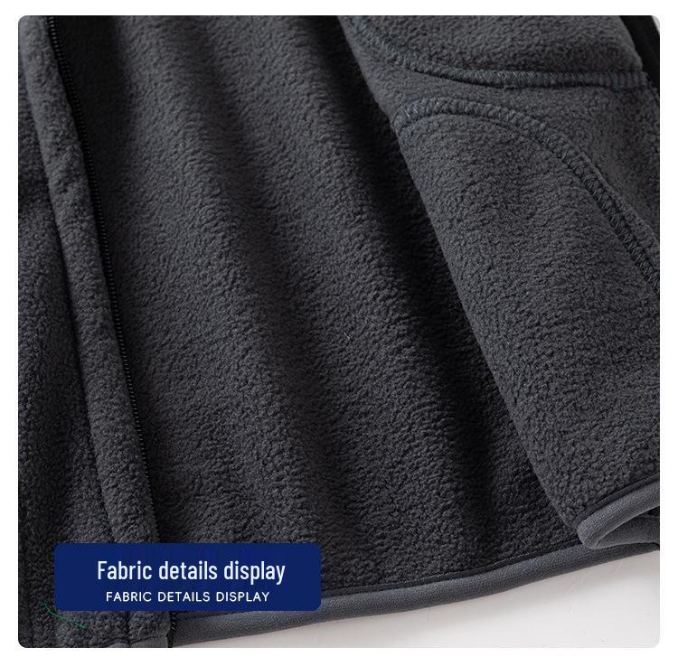 Children's Autumn/Winter Fleece Stand-Up Collar Vest - Unisex Sleeveless Jacket