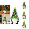 Lighted Christmas Gnomes Resin Ornament With Sculpted Design For Festive Display
