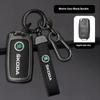 Car Sticker Car TPU Zinc Alloy Key Case Bag Car KeyChain Metal Key Shell For Skoda VRS Octavia A5 A7 Fabia Superb Kodiaq Karoq Y