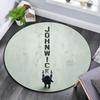 John Wick Pattern Round rug,Carpet Rug for Living Room Bedroom Playroom ,Non-slip Floor Mat,Holiday Gifts and Birthday Gifts.
