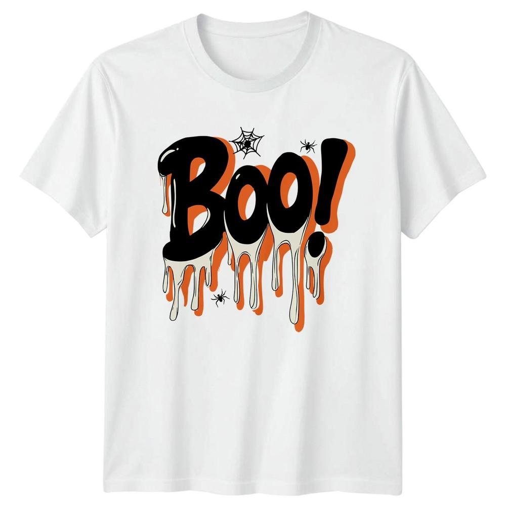 Boo TShirt Halloween Greetings Spooky Halloween Gift For Him And Her S