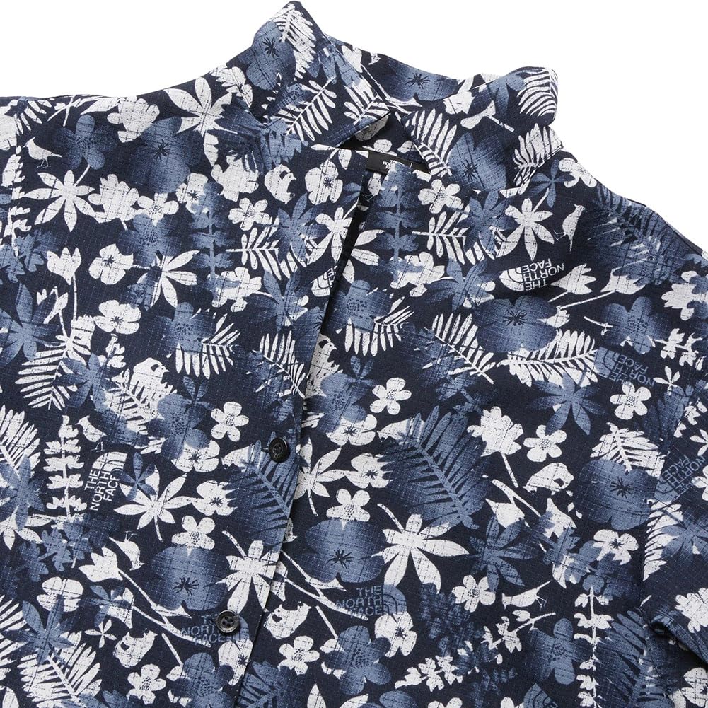 The North Face Aloha Vent VN Summer Size M S/S Shirt, Navy,