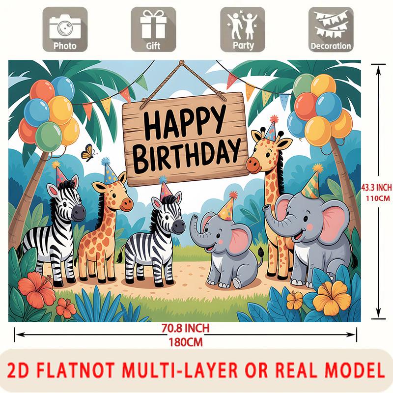 Party Backdrop Birthday Photo Booth Background Wall Decor