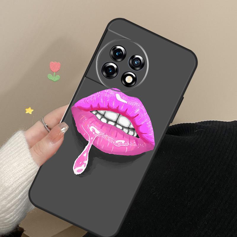 Sexy Red Lips Case For OnePlus 10 Pro 8T 10T 15 13 12 11 13T 13R 12R Nord CE 5 2 3 4 Lite N20 N30 Cover
