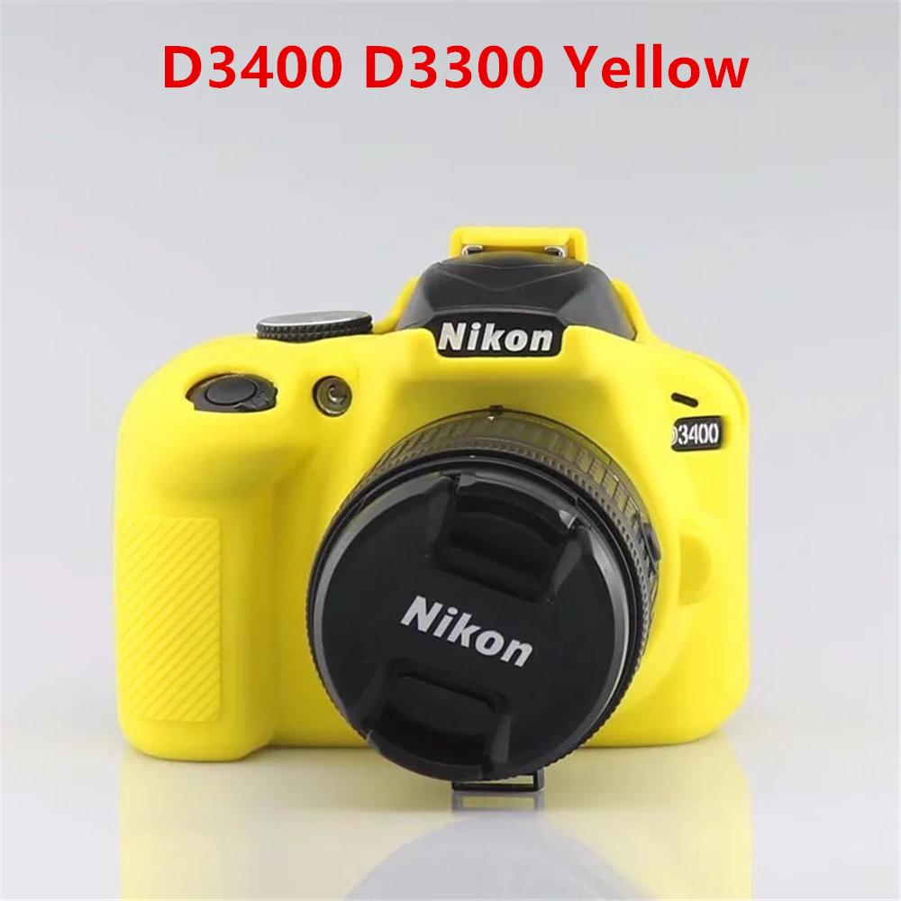 Soft Silicone Armor Camera Bag Case For Nikon D750 D780 D810 D850 D3200 D3300 D3400 D3500 D5100 D5200 DSLR Cover Body Skin