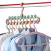 Nuevos 1/2 piezas Perchas Mágicas Multipuerto para Tendedero de Ropa Multifunción Plástico Perchero colgador de secado Almacenamiento Han
