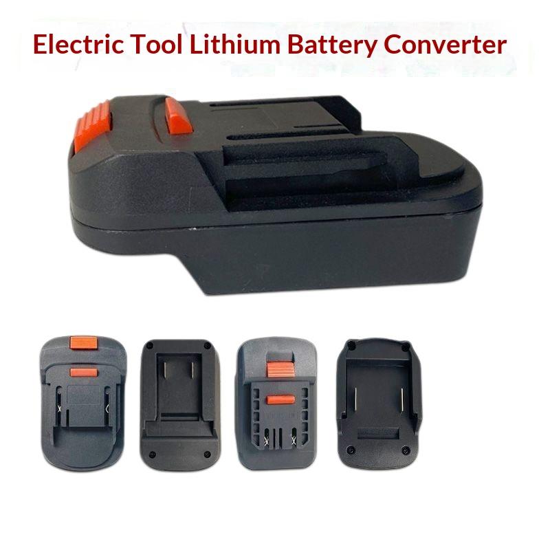 Elektrowerkzeug Lithium-Akku-Adapter Langlebig Sicher Stromwandler 1 Stück Universell Passend für Akku-Bohrer Modifikation Heimgebrauch