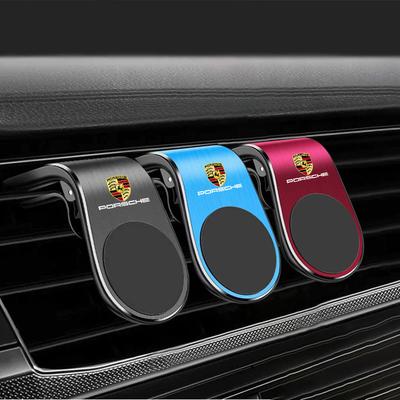 Magnetyczny Uchwyt na Telefon do Samochodu na Kratkę Nawiewu Stojaki na Telefon Komórkowy GPS Do Porsche Cayenne Panamera Macan 911 718 Boxster Cayman 918 Pajun