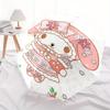 My Melody,Winter Wonderland Automatic Folding Umbrella-Simple 8-Rib Design, Bright Cartoon Pattern, Durable Iron Frame, Suitable For Travel,