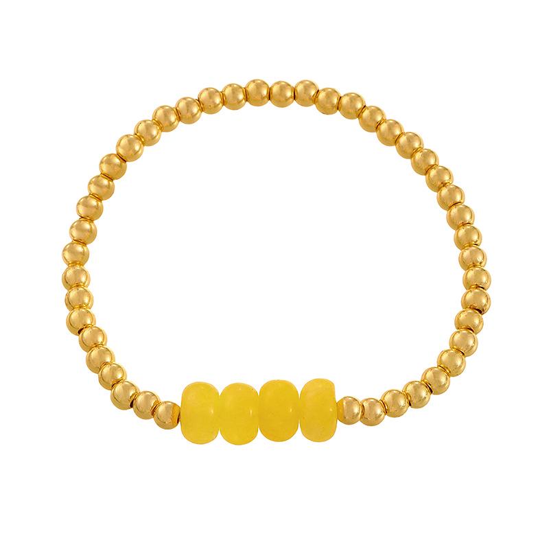 Colorful Natural Stone Beaded Bracelet - New Fashion Design, Multiple Piece Options