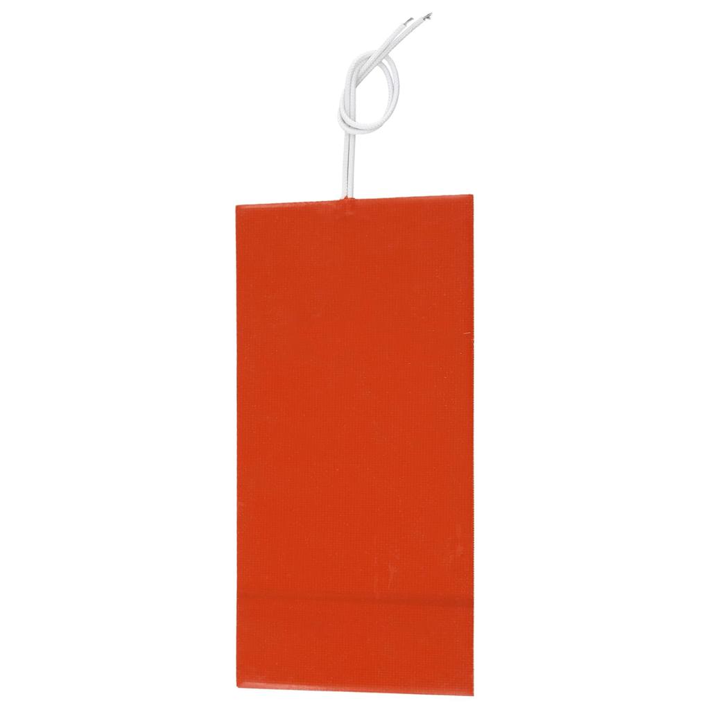 Avrpqiwy Silicone Heating Pad Rubber Heating Mat Heater Bed Plate Flexible Waterproof Heating Parts for