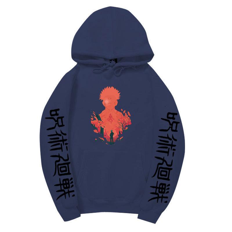 Jujutsu Kaisen Satoru Gojo Anime Graphic Hoodie Unisex Winter Fleece Lined Warm Hooded Sweatshirt Men Women Daily Casual