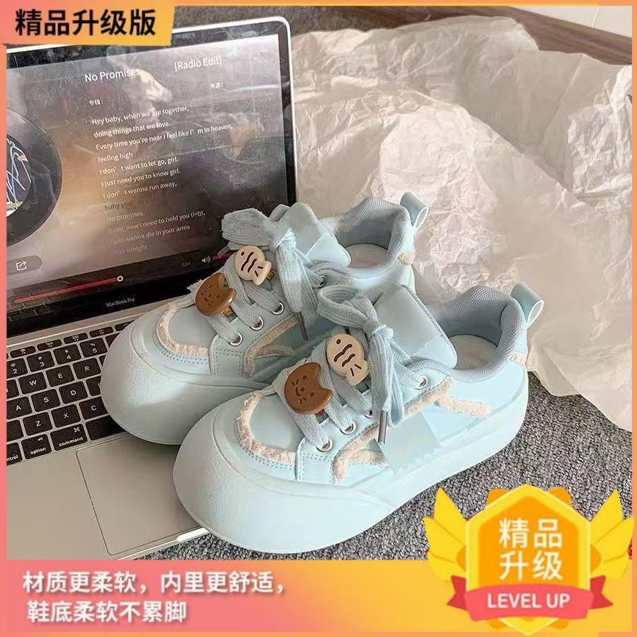 

Нишевый дизайн низких кед, новая платформа, летние удобные и универсальные дышащие милые кеды высокой ценности 40 синий