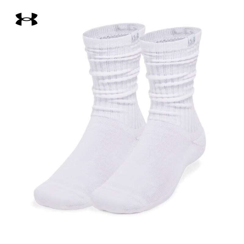 Under Armour Sportstyle Cotton Casual Mid-Calf Socks (2-Pack) L