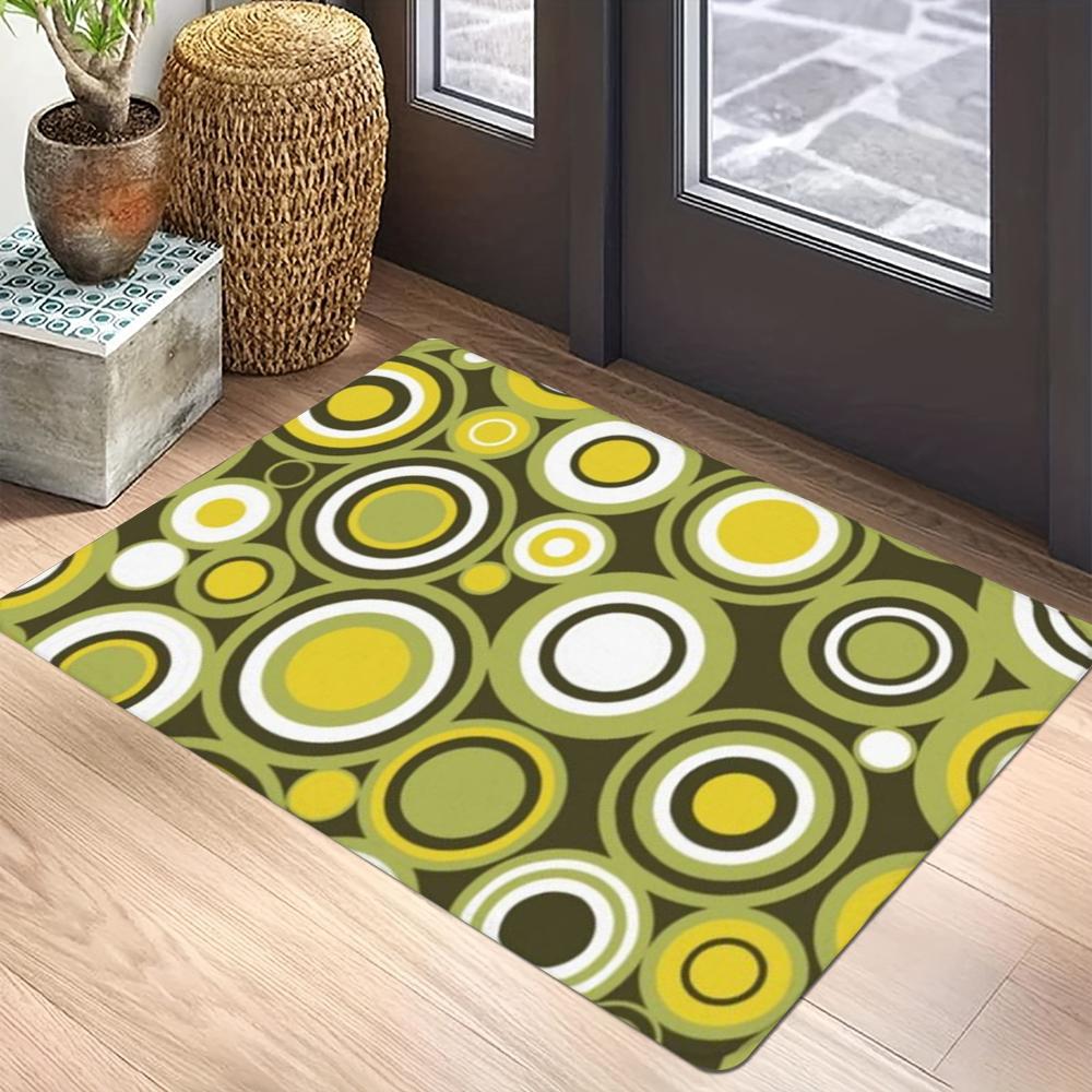 Geometric Pattern Carpet Mat Anti-Slip Rubber Backing Rug Geometric Patterns for Modern Home Decoration Floor Mat Door Mat Rugs